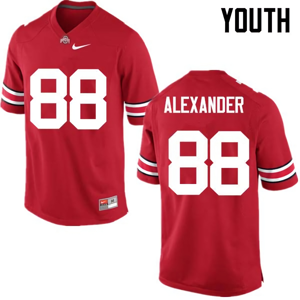 AJ Alexander Ohio State Buckeyes Youth NCAA #88 Nike Red College Stitched Football Jersey EZO3556ZA